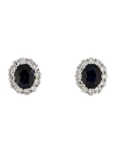 Earrings Rhodium-Plated 18K White Gold - image 1