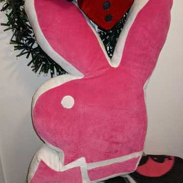 Pink playboy bunny pillow