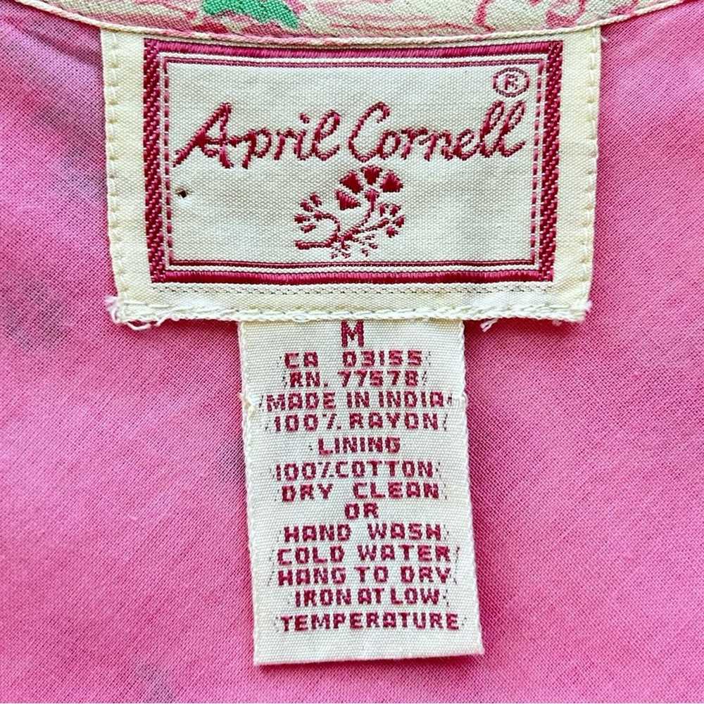 April Cornell Vintage Floral Sleeveless Dress Siz… - image 11
