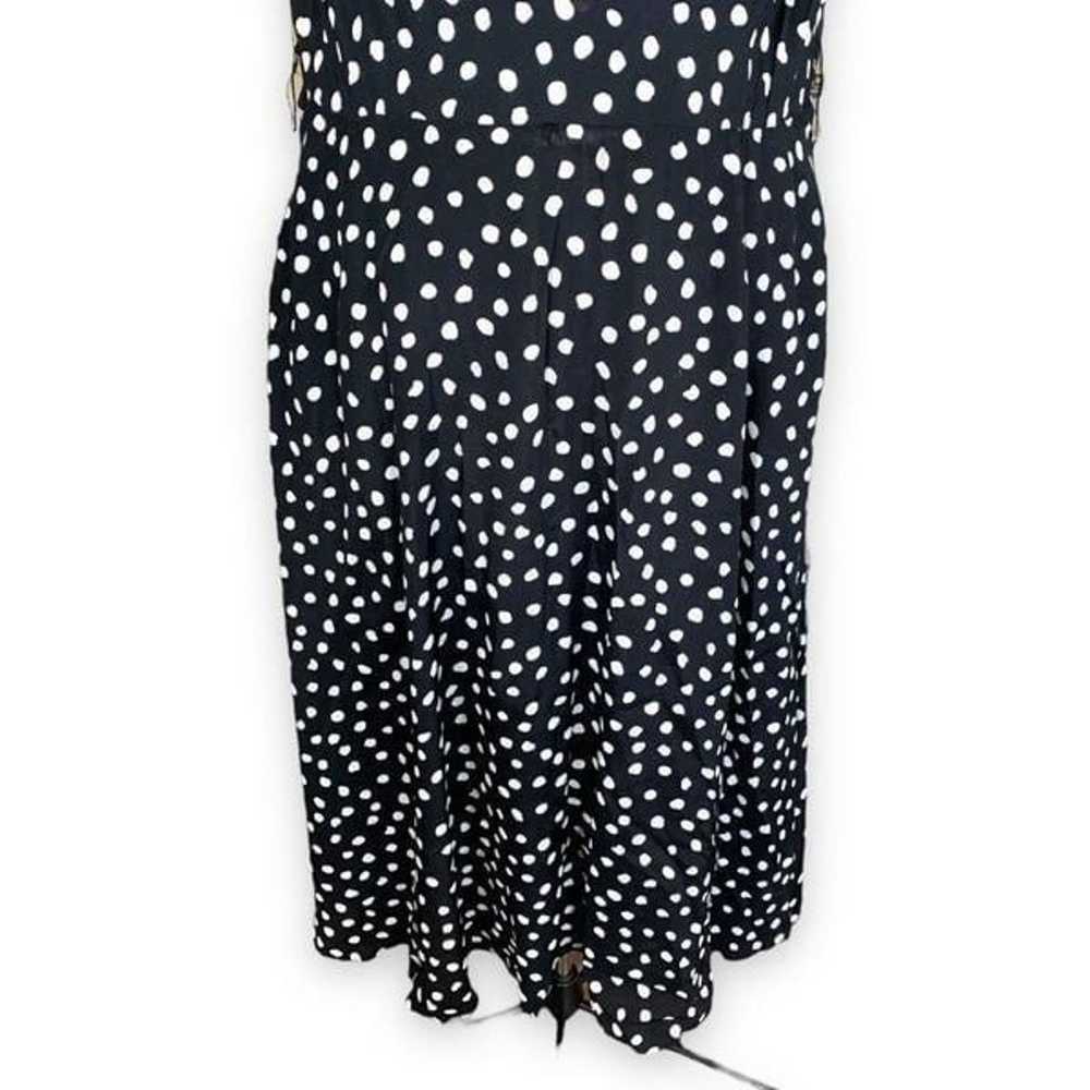Vintage Sheri Martin Dress Sleeveless Black White… - image 6
