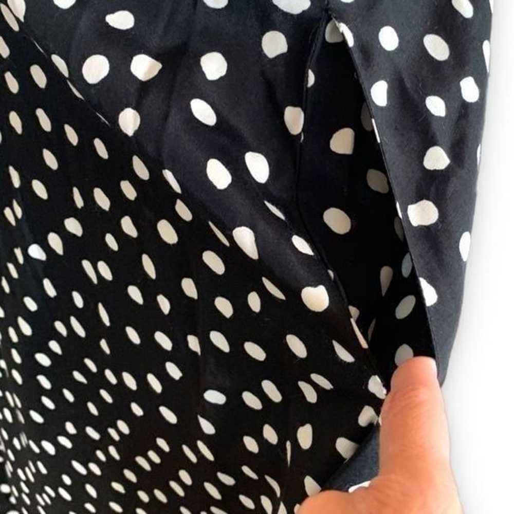 Vintage Sheri Martin Dress Sleeveless Black White… - image 7