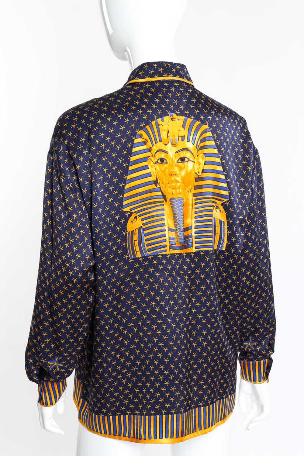 ESCADA Pharaoh Star Print Silk Blouse - image 5