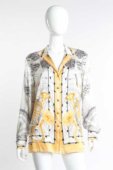 ESCADA Sheet Music Silk Blouse