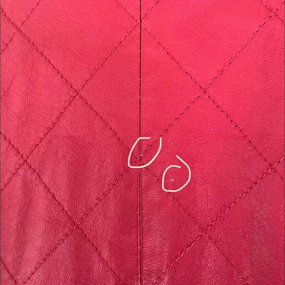 Vintage Dialogue Red Genuine Leather Jacket - image 9