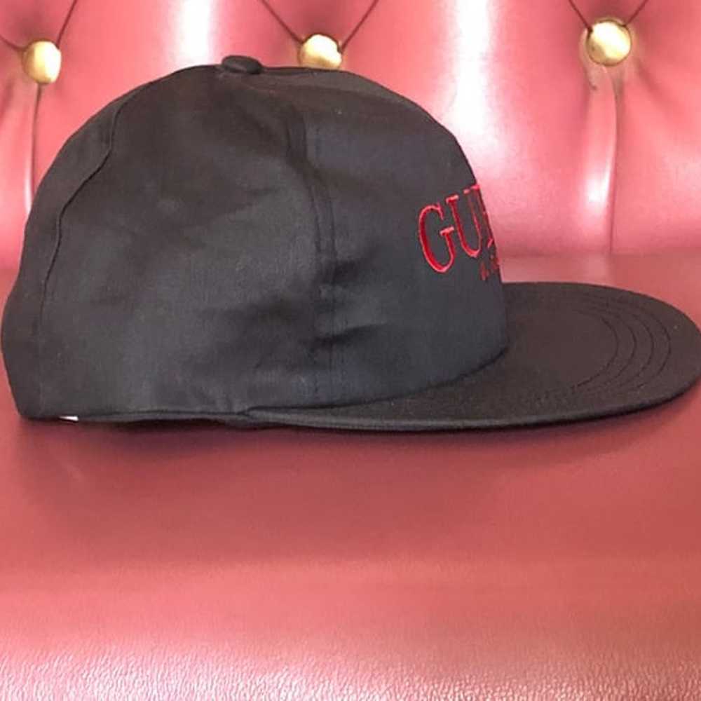 Vintage 90's Guess USA Baseball Snapback Cap Hat - image 2