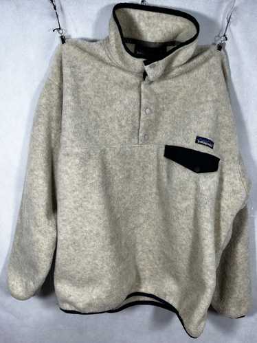 Patagonia Snap T fleece natural/green vinatge