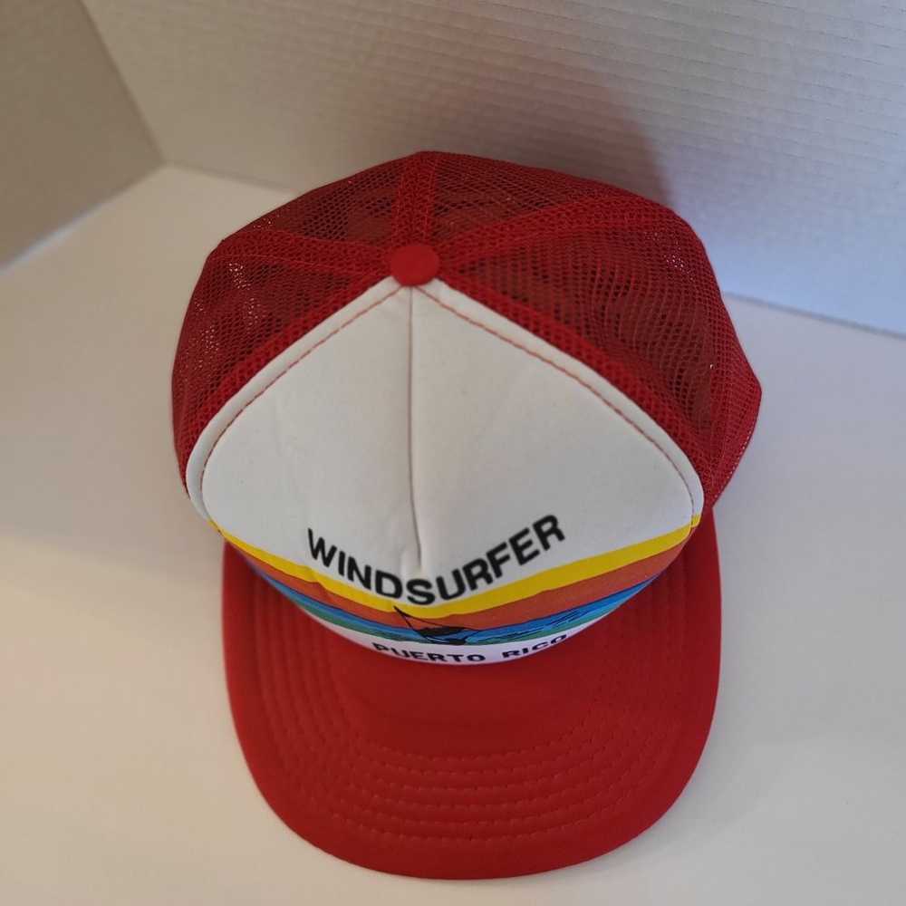 90's vintage snapback hat, wind surfer , Puerto R… - image 2