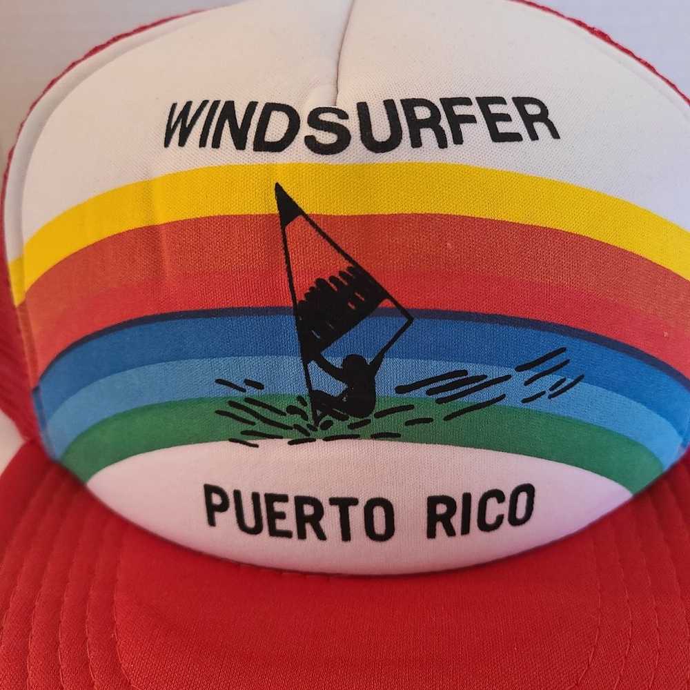 90's vintage snapback hat, wind surfer , Puerto R… - image 7