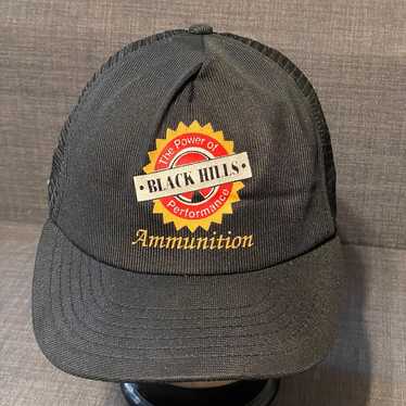 Vintage BLACK HILLS Ammunition Logo Hat * Made In 