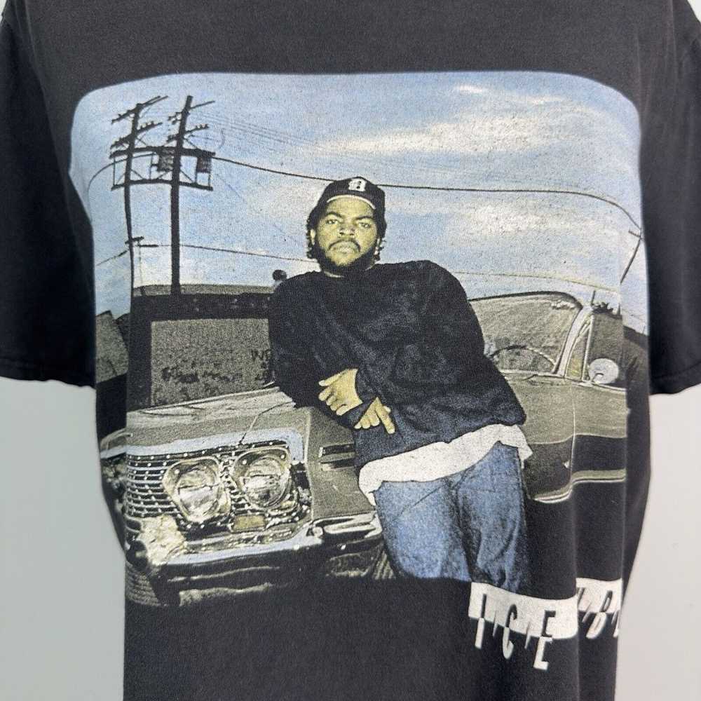 Vintage Ice Cube Mens Medium Black T-Shirt Boyz n… - image 2