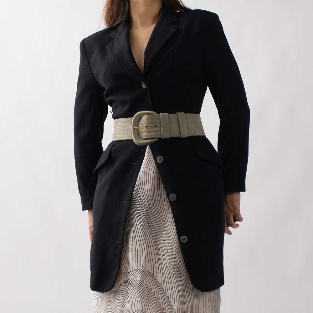 Vintage Tailored Wool Minidress - image 3