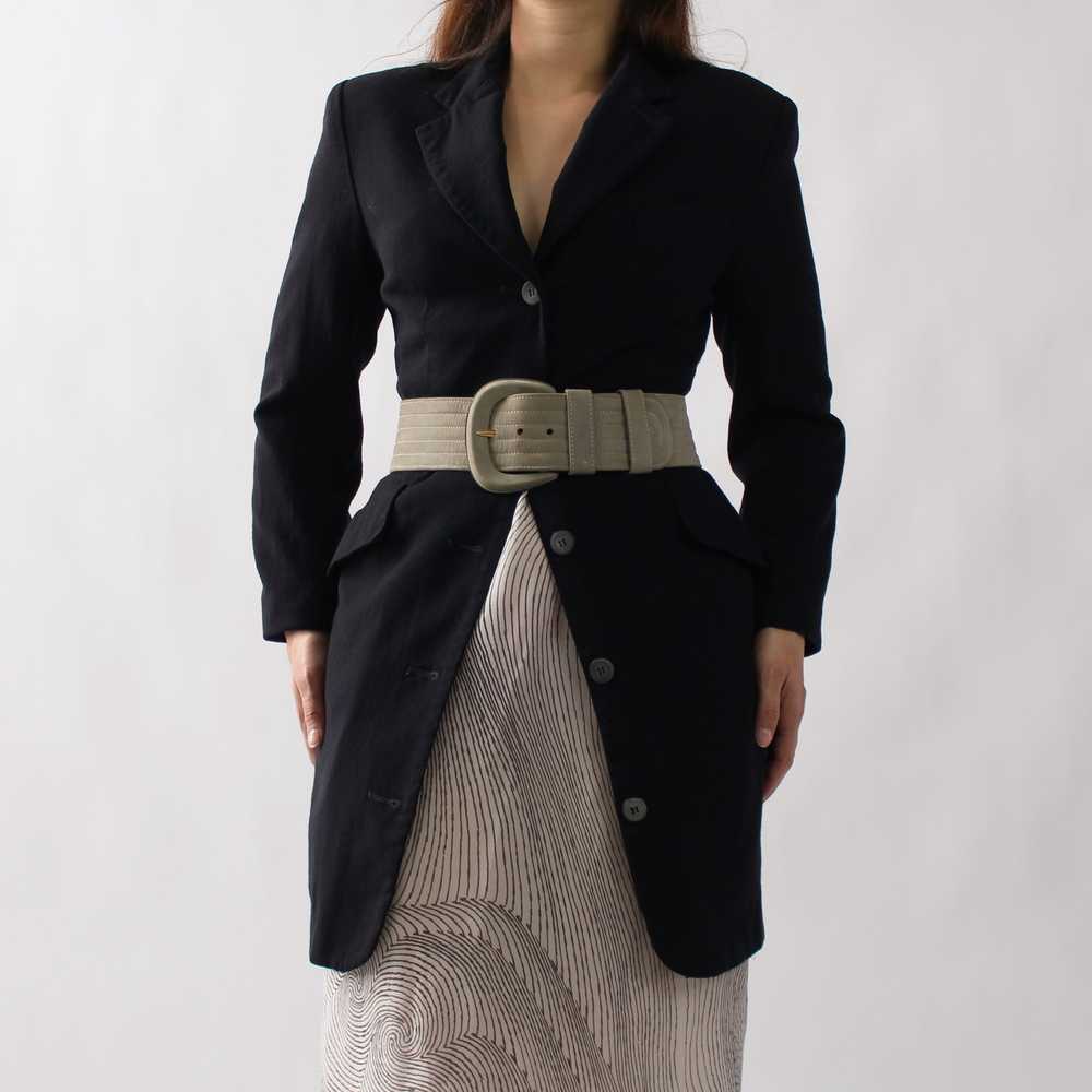 Vintage Tailored Wool Minidress - image 6