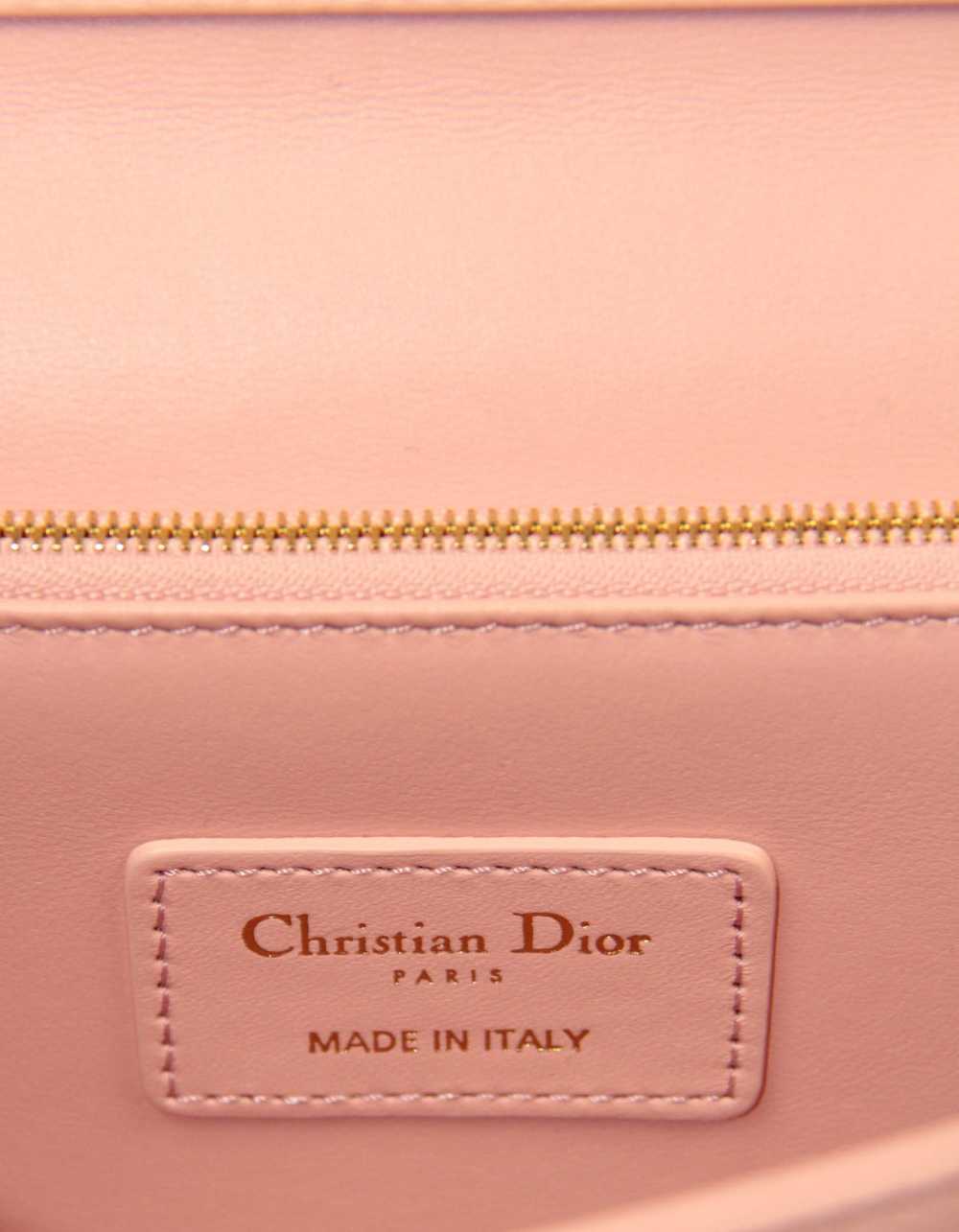 Dior Melocoton Pink Cannage Miss Dior Top Handle … - image 7