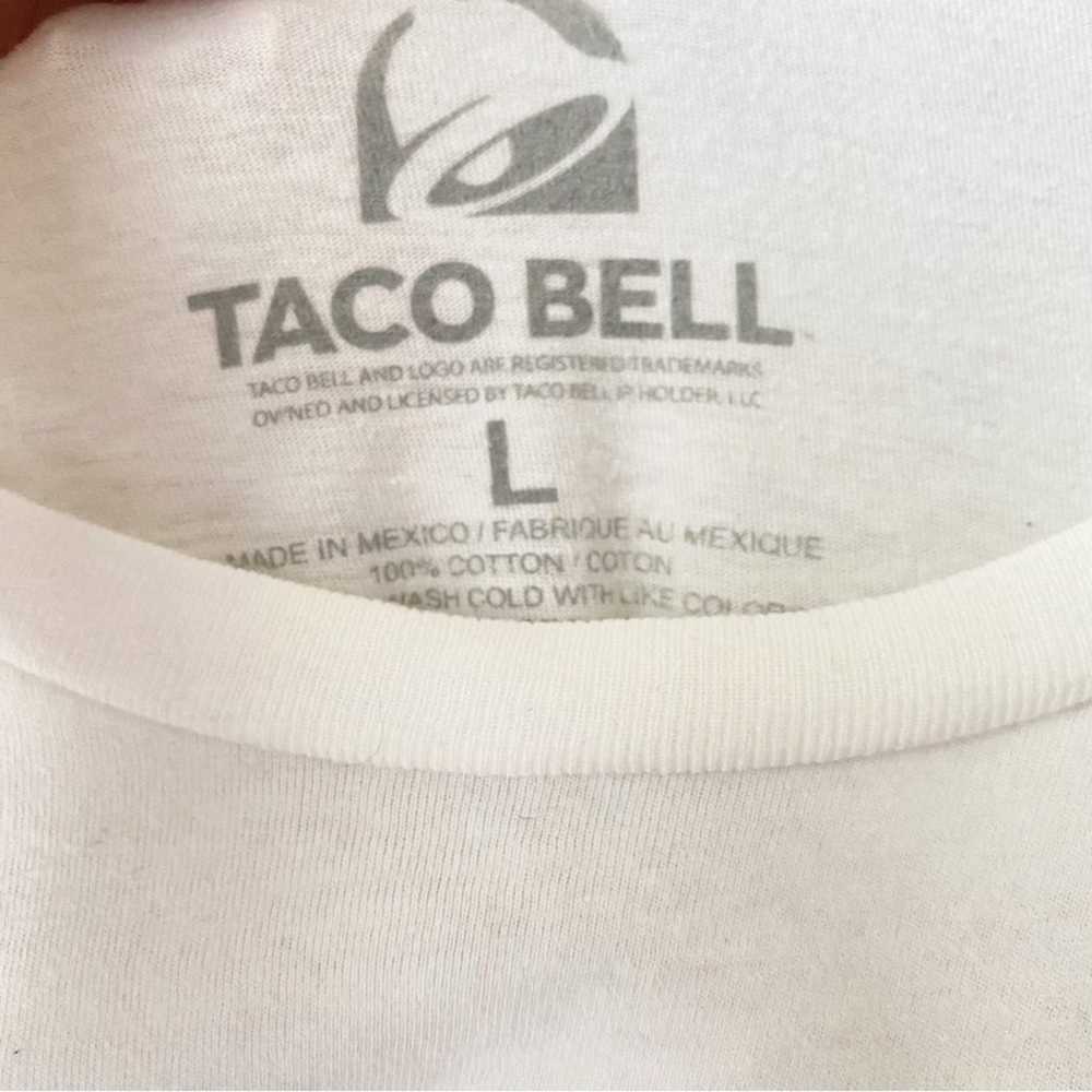 Taco Bell Men’s 90s Retro Logo Graphic Tee Shirt … - image 3
