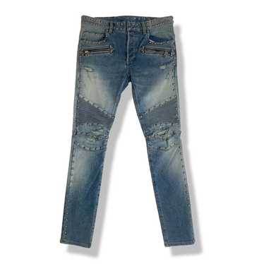 Balmain biker denim - Gem Balmain biker denim - Gem