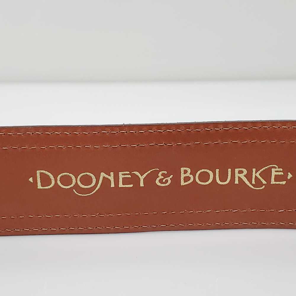 Dooney & Bourke Beige Pebble Leather Belt Size M … - image 3