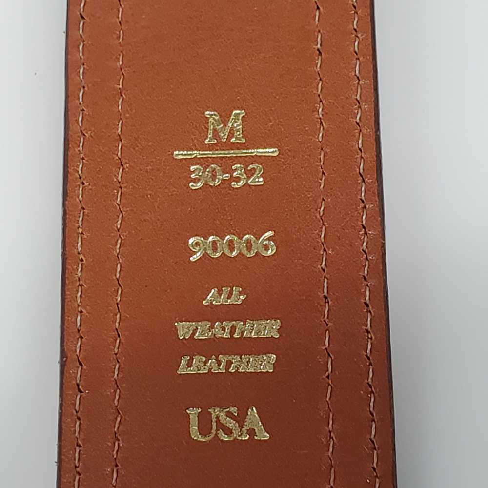 Dooney & Bourke Beige Pebble Leather Belt Size M … - image 4