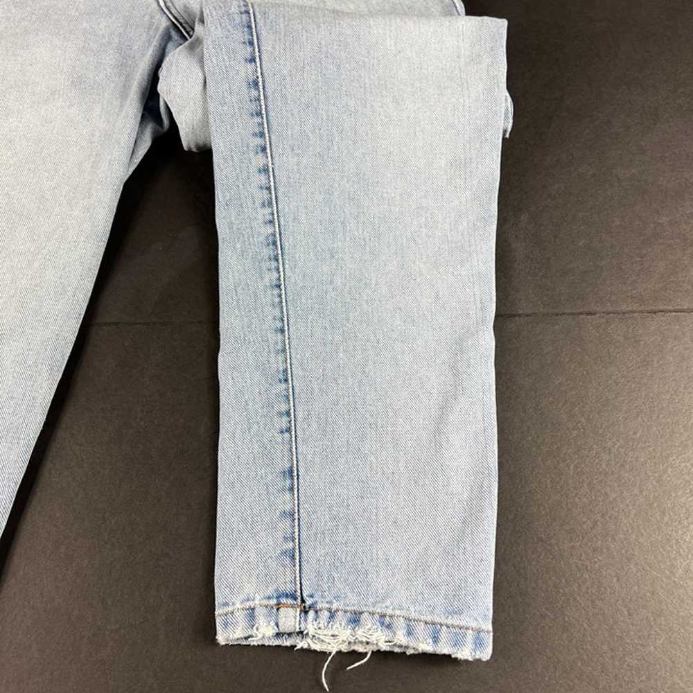 VTG 90s Guess Jeans Men 31* Slim Fit Tapered Blue… - image 4