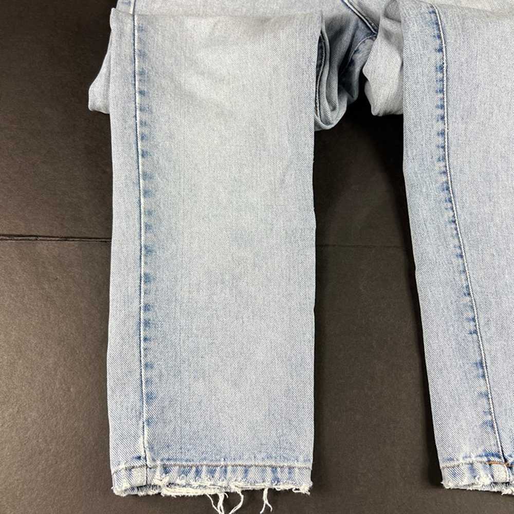 VTG 90s Guess Jeans Men 31* Slim Fit Tapered Blue… - image 5