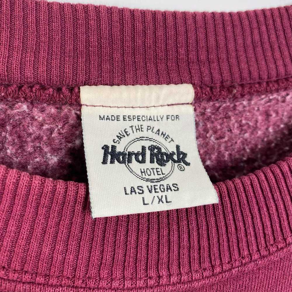 VTG Hard Rock Hotel Las Vegas Crewneck Pullover S… - image 8
