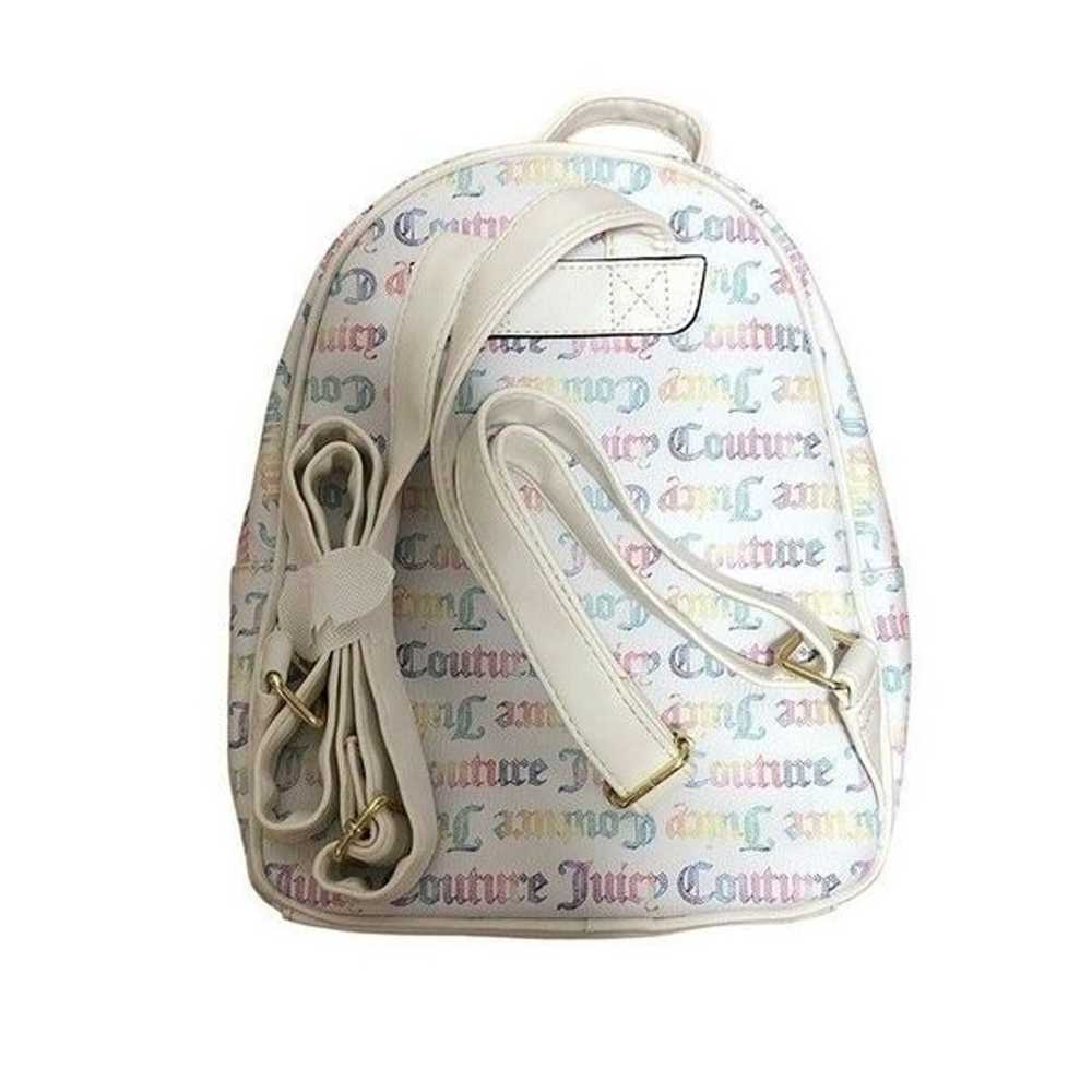 Juicy Couture Rainbow White Off the Chain Backpac… - image 4