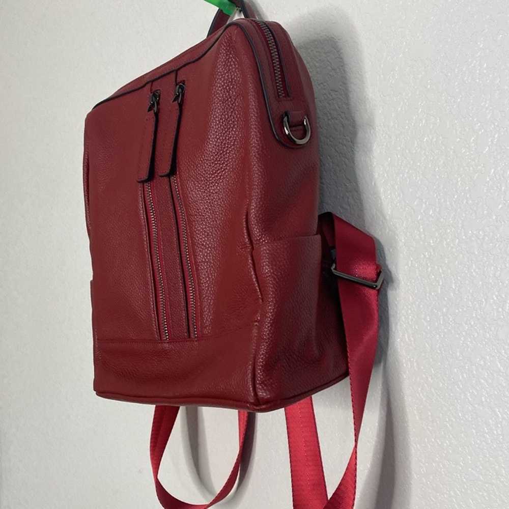 S-ZONE Leather Backpack/ Shoulder Bag - image 2