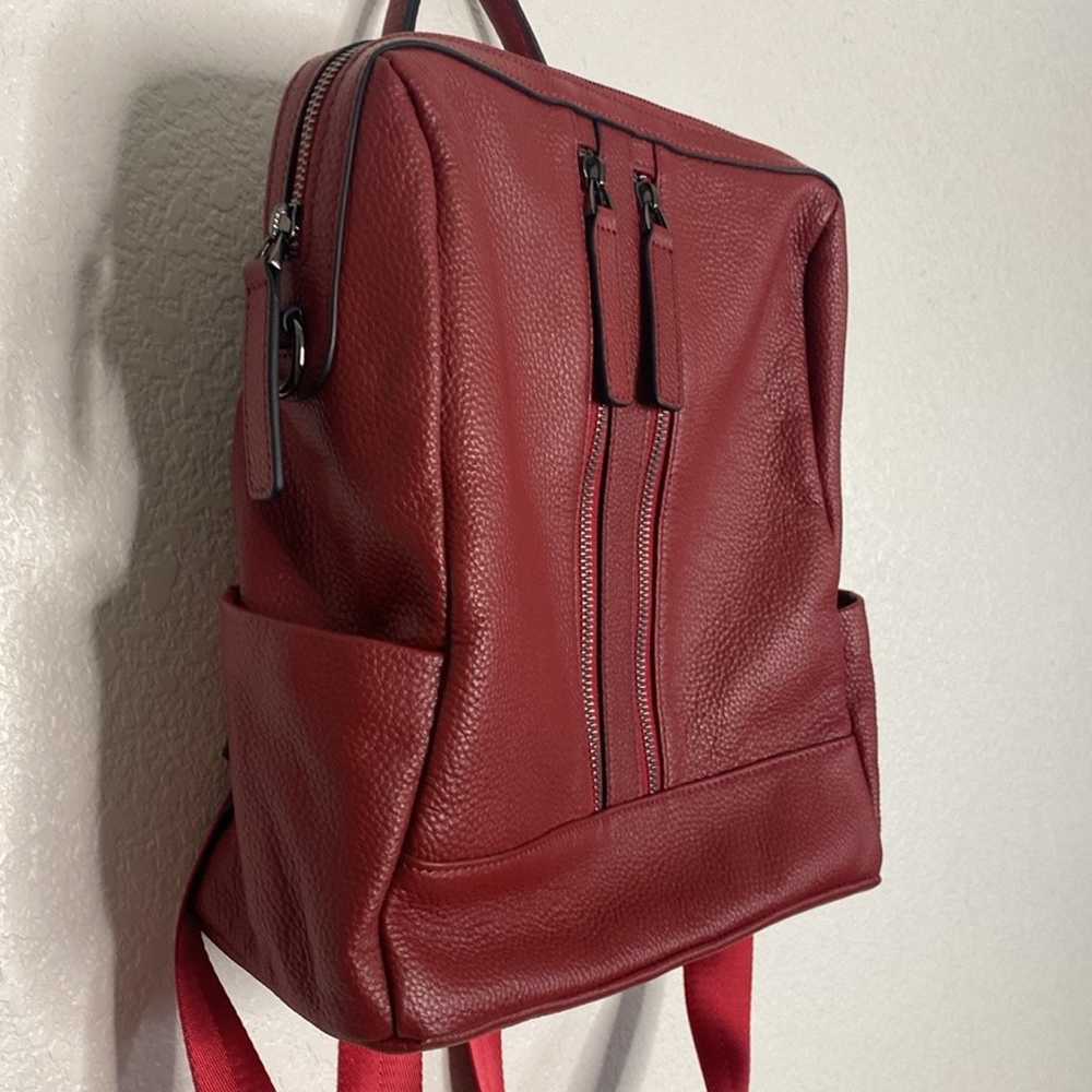 S-ZONE Leather Backpack/ Shoulder Bag - image 3