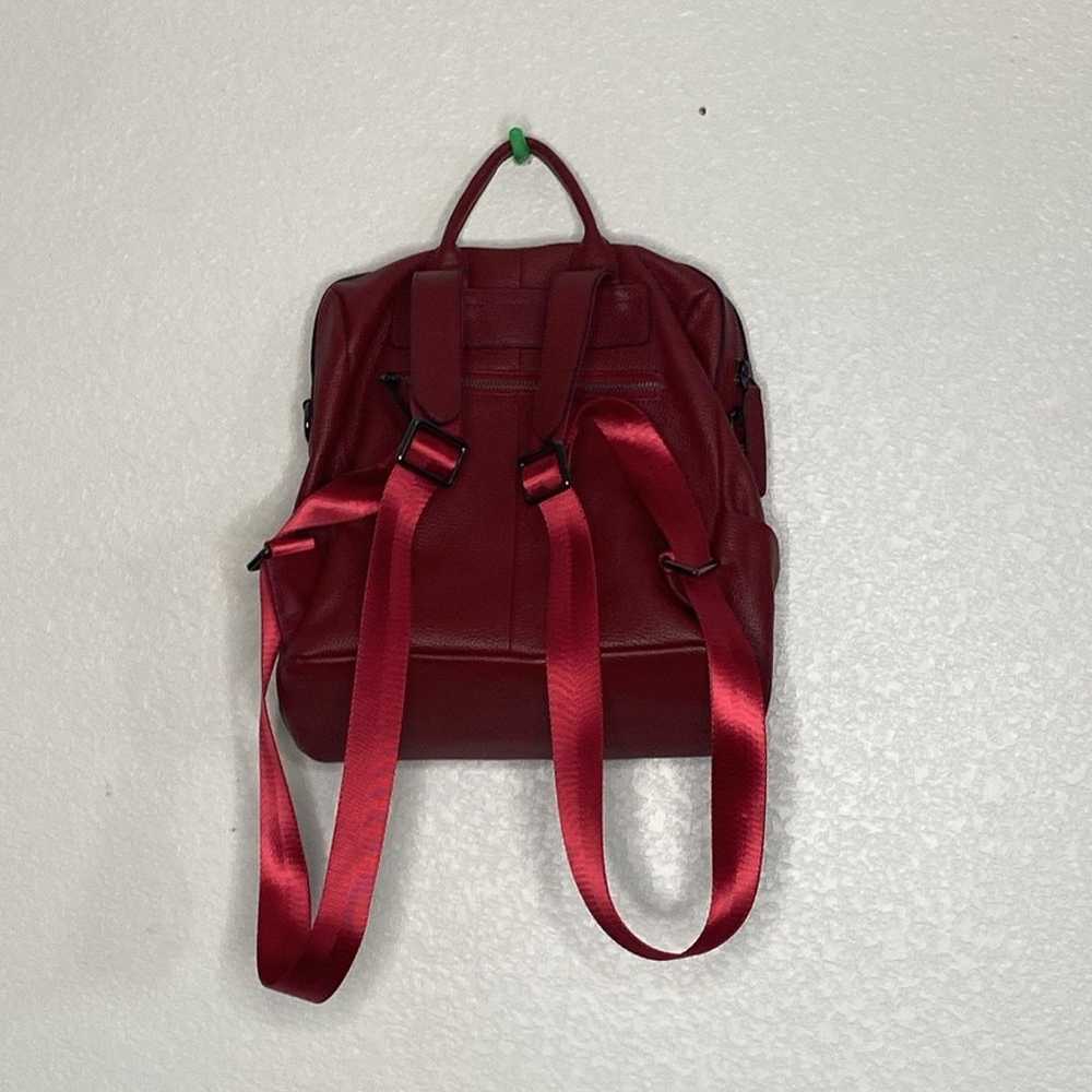 S-ZONE Leather Backpack/ Shoulder Bag - image 4