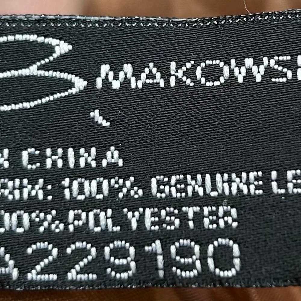 B. Makowsky A229190 Mustard Yellow Leather Should… - image 3