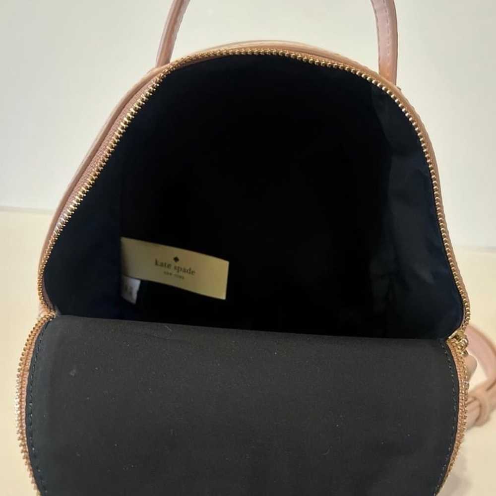 Kate Spade velvet leather mini backpack - image 12