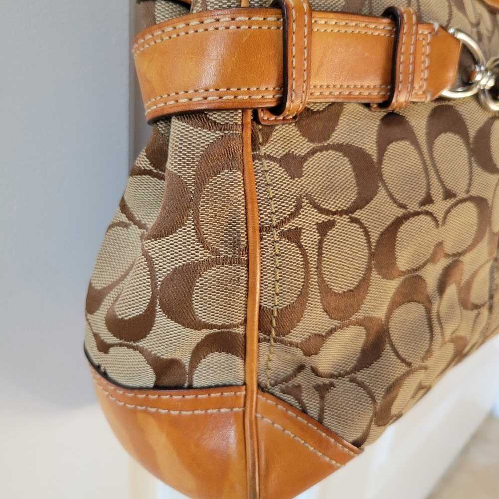 Coach Vintage Hampton Signature Satchel Shoulder … - image 4