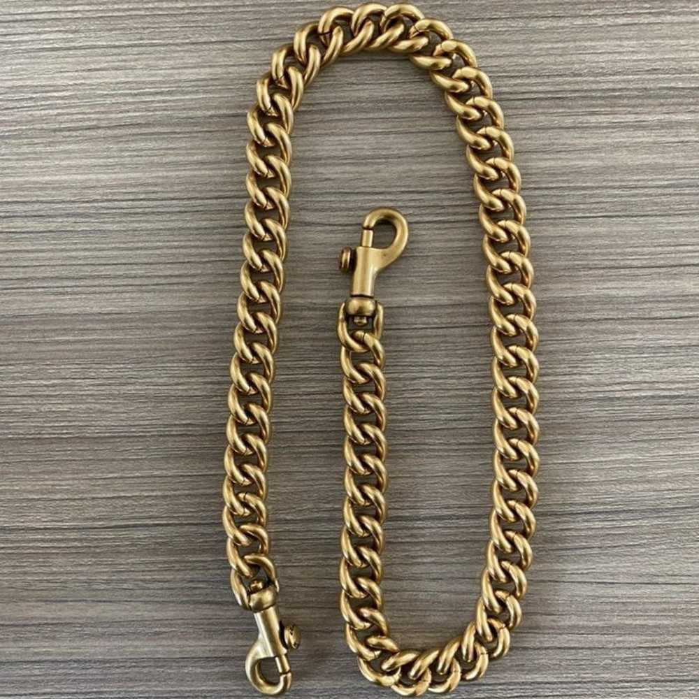 New Coach Brass Chain Short strap from Cassie 19 - image 1