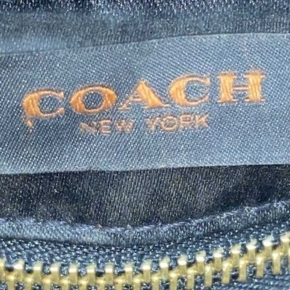 Coach Borough Bag, Medium, Black Polished Calfski… - image 7