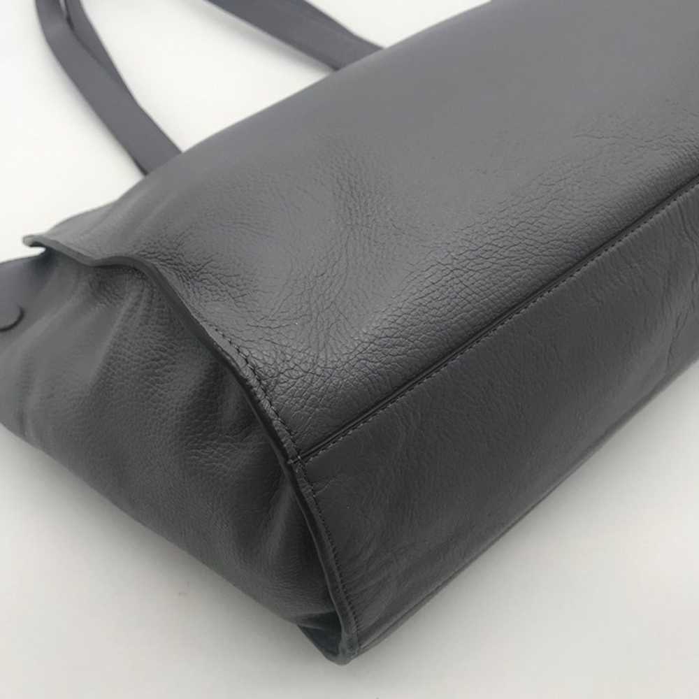 Henri Bendel The Influencer Gray Leather Tote Bag - image 8