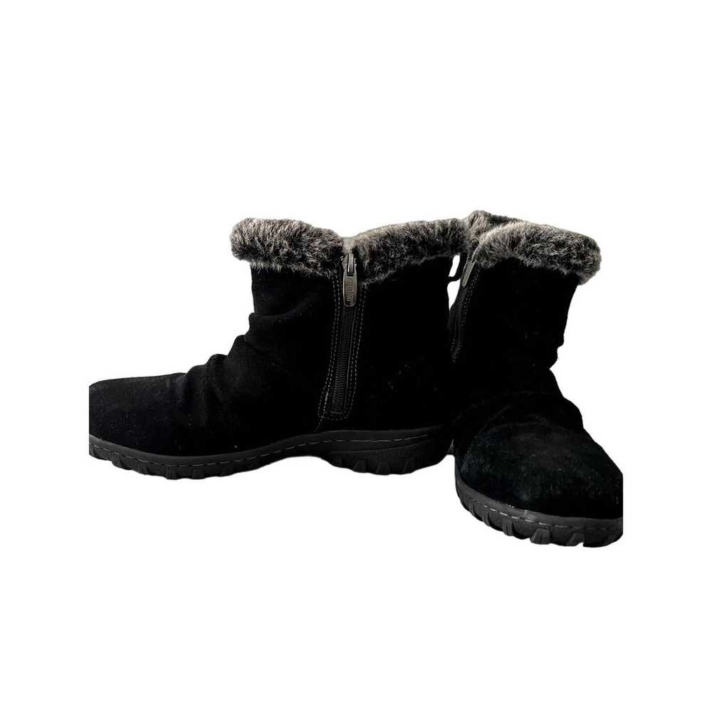 Khombu Black and Gray Suede Lug Soul Boots with F… - image 2