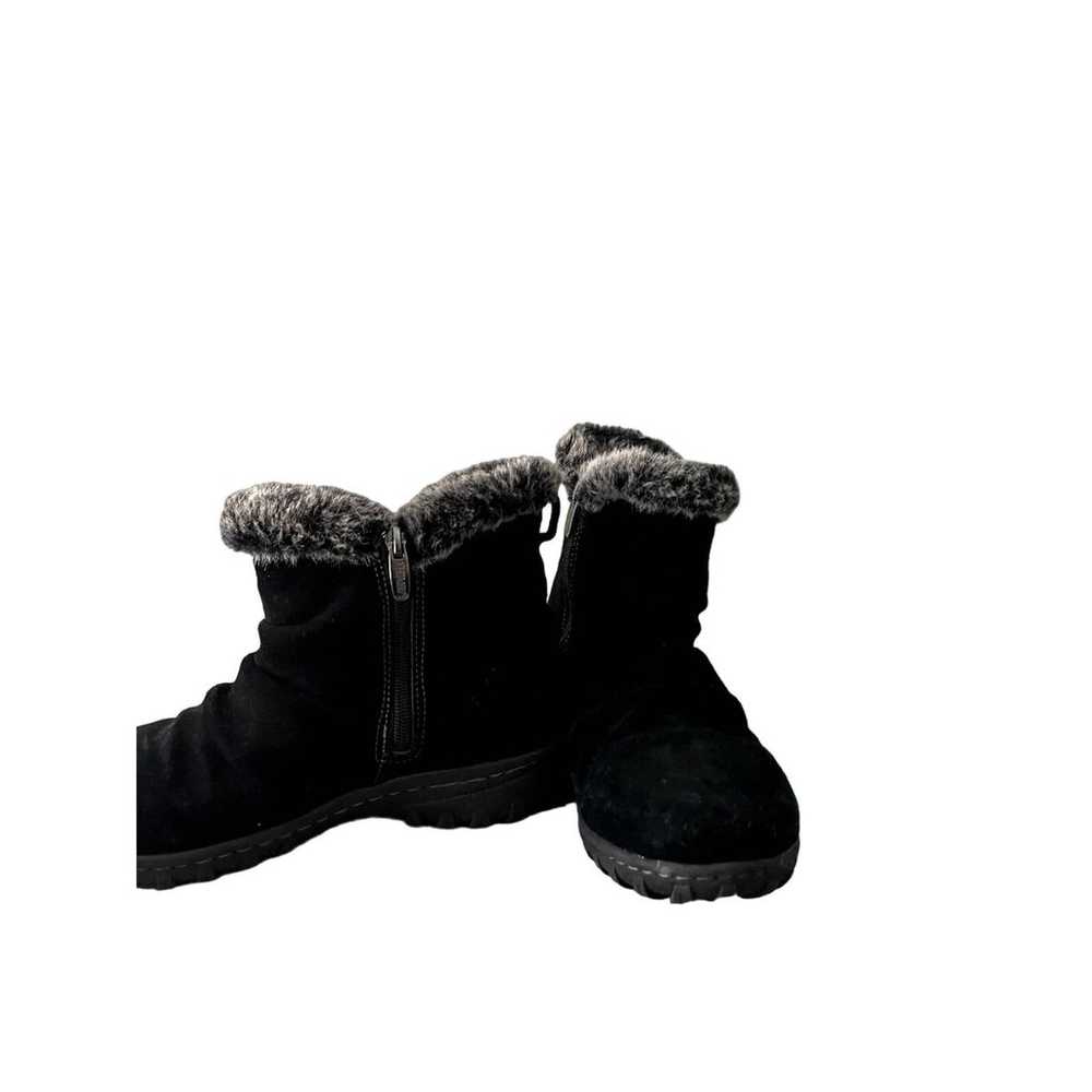 Khombu Black and Gray Suede Lug Soul Boots with F… - image 3