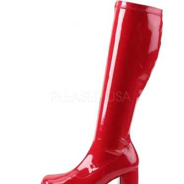 Red Go Go Boots