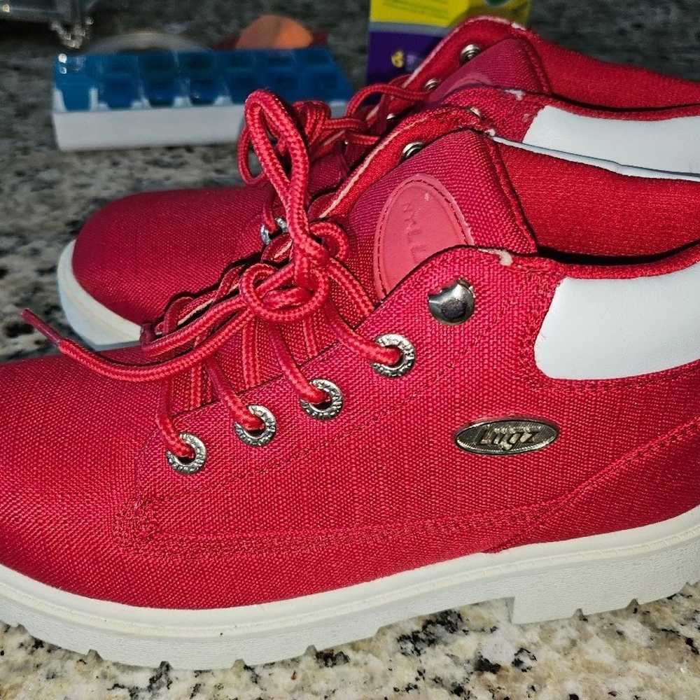 NWOB LUGZ RED sz7 boots - image 1