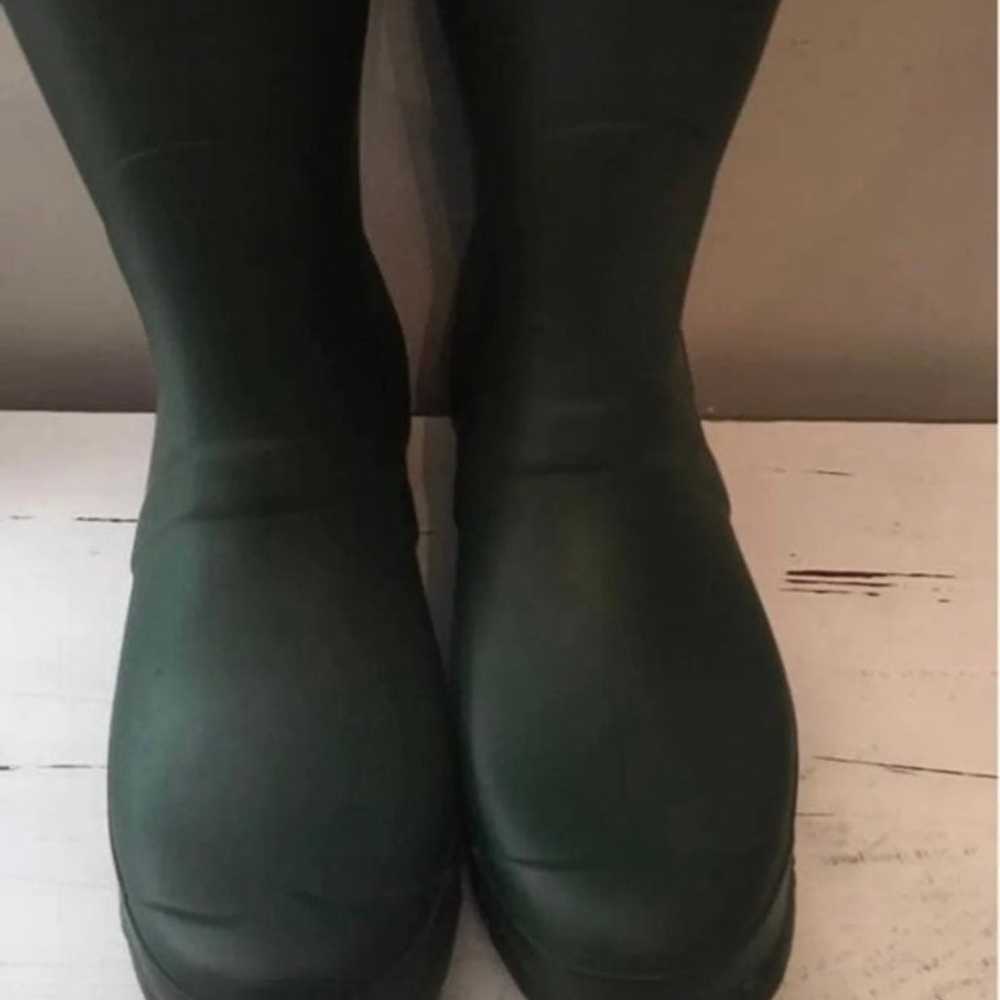 Hunter Original Tall Rain Boots in Green - image 4
