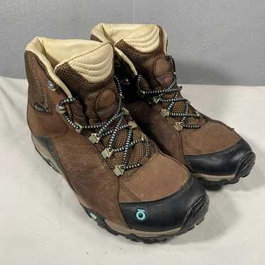 Oboz Outdoor Hiking Boots Brown Leather Lace Up S… - image 1