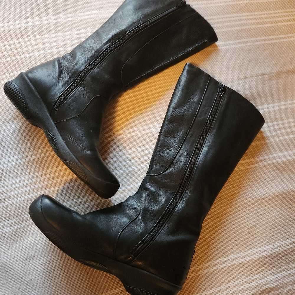 Keen Bern Baby Bern Knee High Boots Black Leather… - image 2
