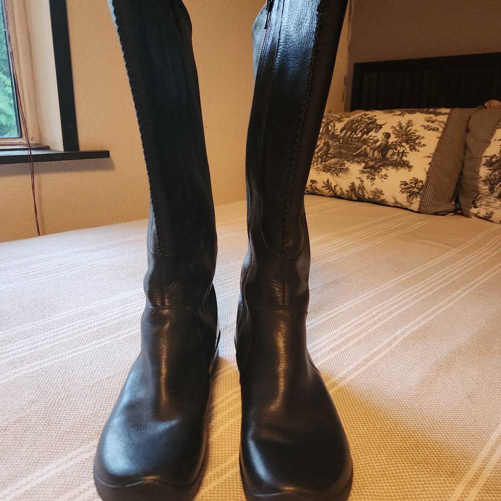 Keen Bern Baby Bern Knee High Boots Black Leather… - image 3