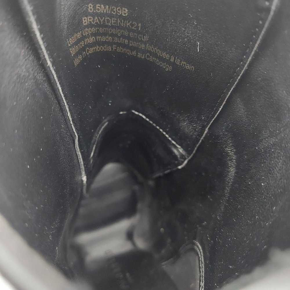 Karl Lagerfeld Brayden Black Leather Pearl Embell… - image 9