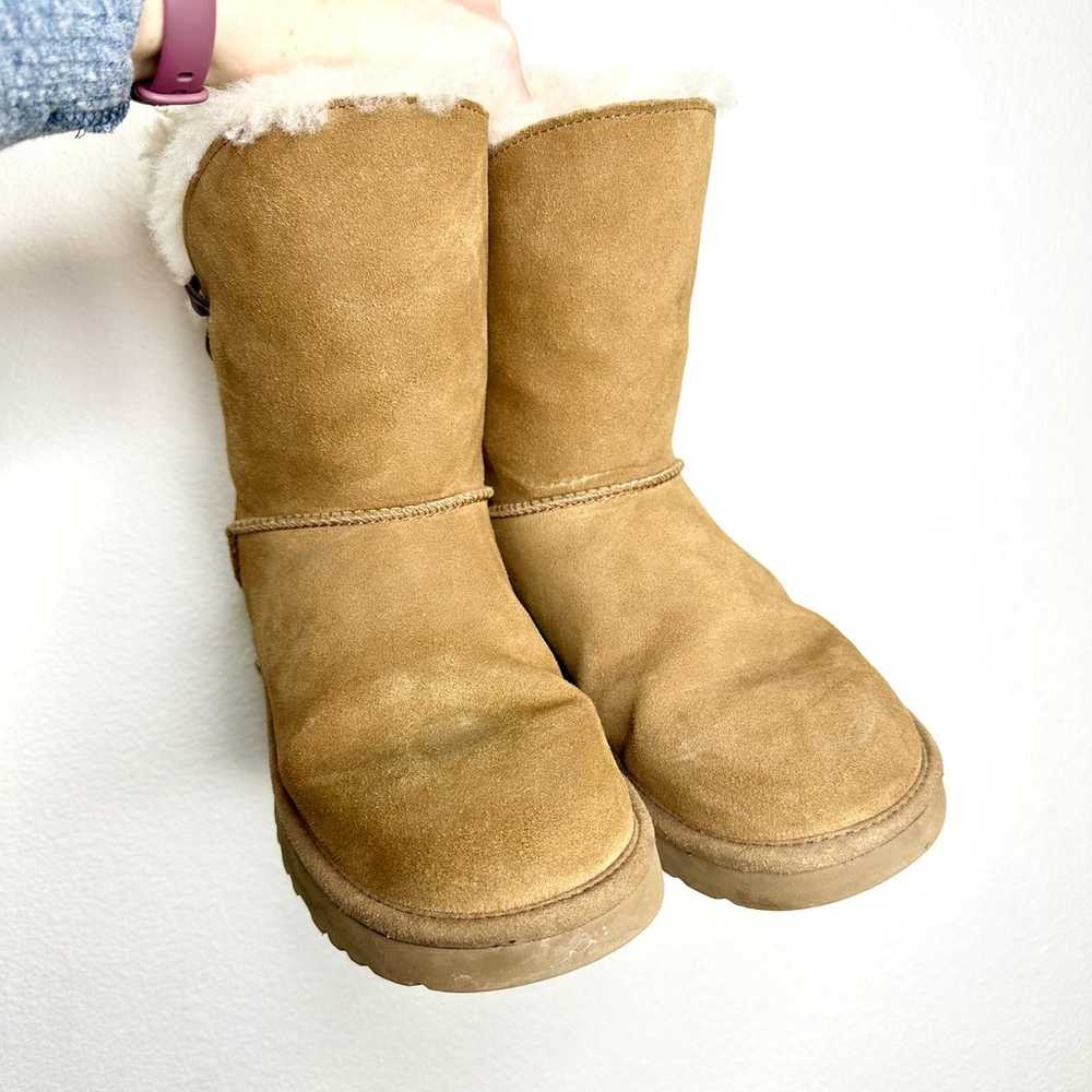 UGG Constantine Chestnut Suede Shearling Lace Tri… - image 2
