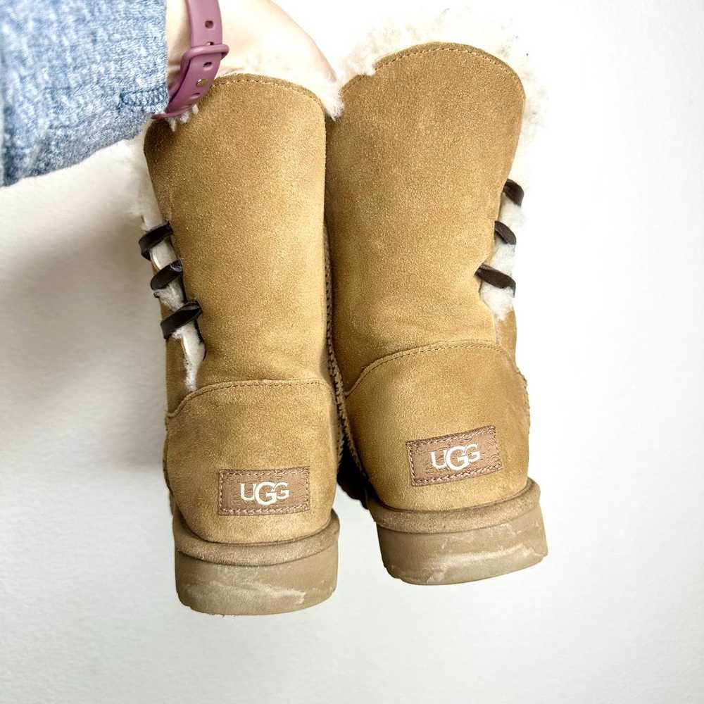 UGG Constantine Chestnut Suede Shearling Lace Tri… - image 4