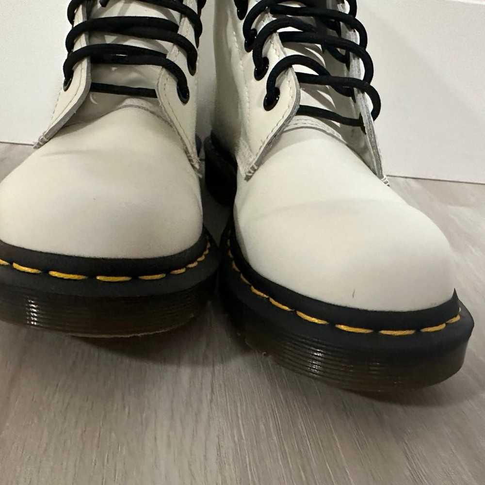 Dr. Martens Boots Womens Size 7 White Black Air W… - image 5