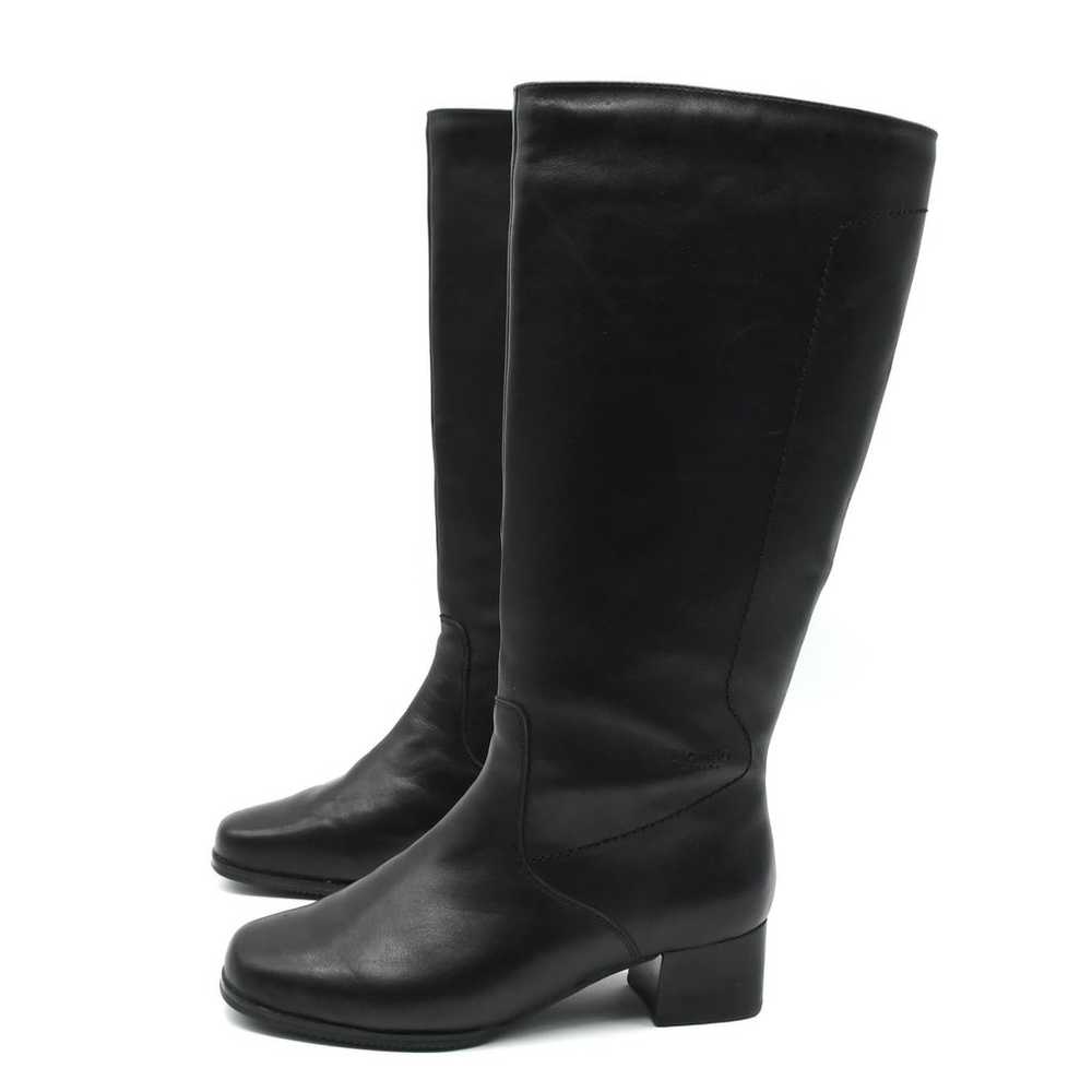 Blondo Canada Black Leather Winter Riding Boots W… - image 3