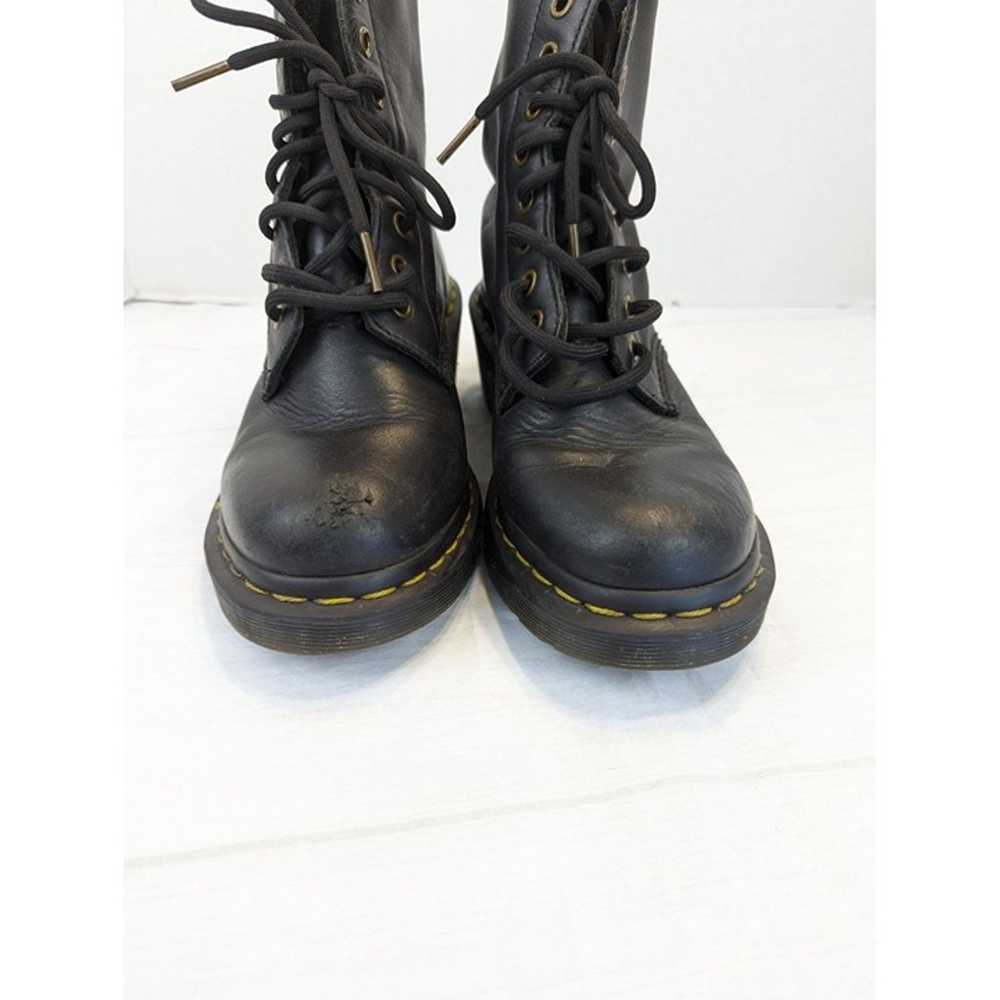 DOC MARTENS Clemency black lace-up chunky heeled … - image 4