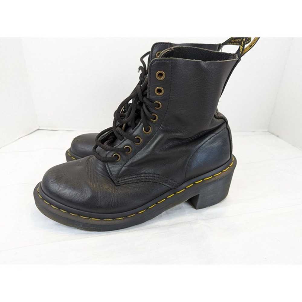 DOC MARTENS Clemency black lace-up chunky heeled … - image 6