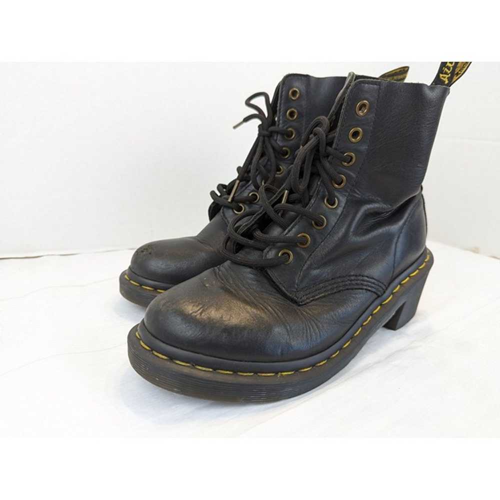 DOC MARTENS Clemency black lace-up chunky heeled … - image 8